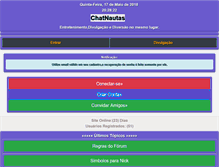 Tablet Screenshot of chatnautas.com